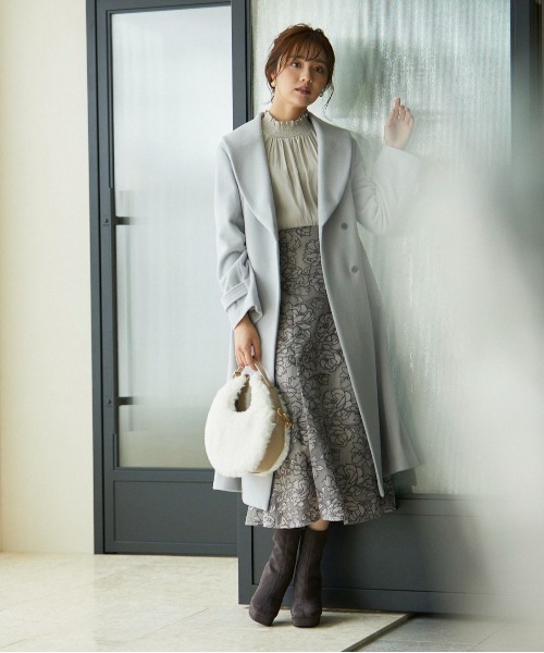 PROPORTION BODY DRESSING（プロポーションボディドレッシング）の「エンブロイダリーフラワーマーメイドスカート / 1212220511（スカート・レディース・ボルドー/グリーン/グレー・MEDIUM/SMALL）」の11枚目の写真