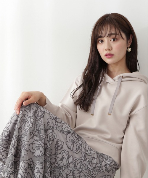 PROPORTION BODY DRESSING（プロポーションボディドレッシング）の「エンブロイダリーフラワーマーメイドスカート / 1212220511（スカート・レディース・ボルドー/グリーン/グレー・MEDIUM/SMALL）」の14枚目の写真