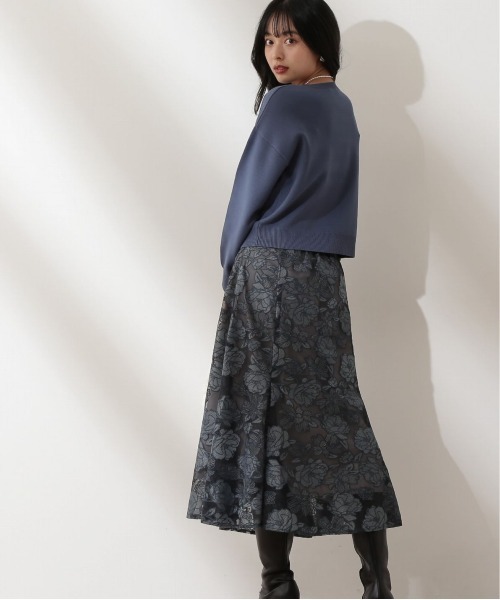 PROPORTION BODY DRESSING（プロポーションボディドレッシング）の「エンブロイダリーフラワーマーメイドスカート / 1212220511（スカート・レディース・ボルドー/グリーン/グレー・MEDIUM/SMALL）」の6枚目の写真