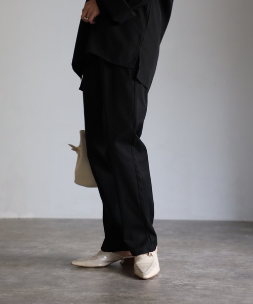 sakishimatokyo（サキシマトーキョー）の「ロングスリーブディープVルーズセット（サロペット/オーバーオール・レディース・カーキブラウン/ベージュ/ブラック・L/M）」の11枚目の写真