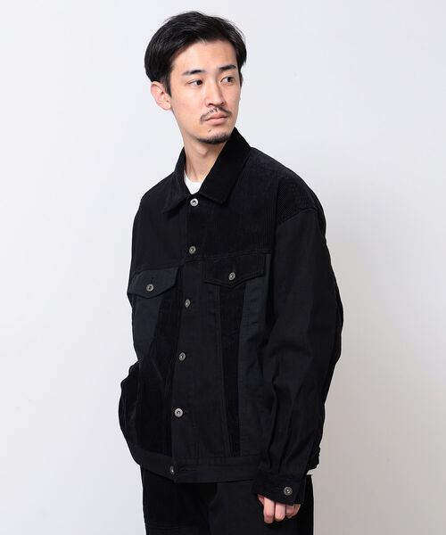 BEAMS（ビームス）の「BEAMS / クレイジー ジャケット（ブルゾン・メンズ・インディゴブルー/ブラック・L/XL/S/M）」の9枚目の写真