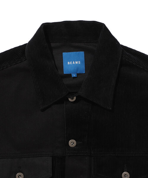 BEAMS（ビームス）の「BEAMS / クレイジー ジャケット（ブルゾン・メンズ・インディゴブルー/ブラック・L/XL/S/M）」の4枚目の写真