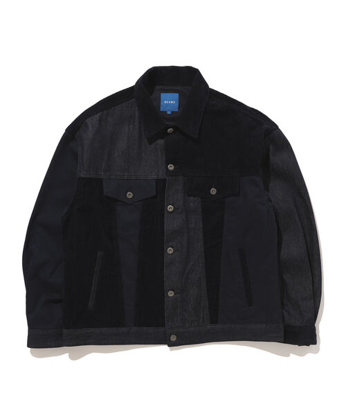 BEAMS（ビームス）の「BEAMS / クレイジー ジャケット（ブルゾン・メンズ・インディゴブルー/ブラック・L/XL/S/M）」の13枚目の写真