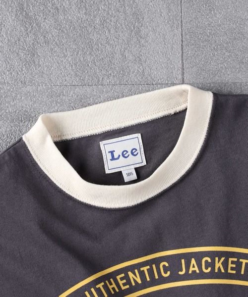 Lee（リー）の「【Lee】リンガーロンＴ（Tシャツ/カットソー・キッズ・ブラック・140/160/150/130/120/105）」の9枚目の写真
