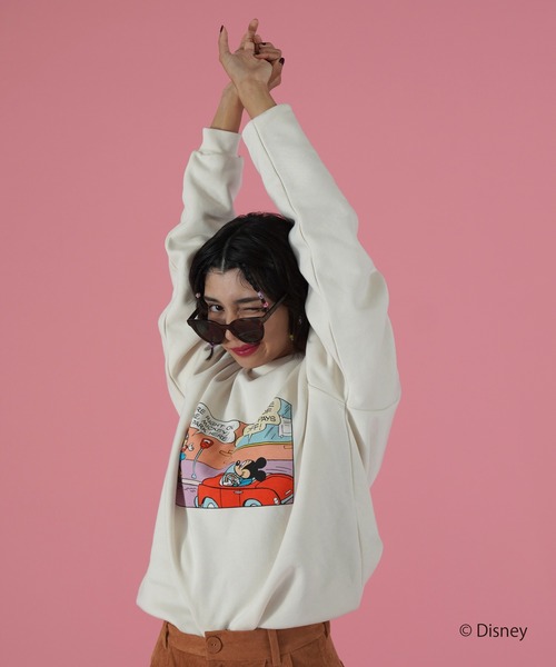 TINA：JOJUN（ティーナジョジュン）の「ディズニー/ユニセックス スウェット TINA：JOJUN（スウェット・レディース・ホワイト系その他/ホワイト系その他2・M）」の5枚目の写真