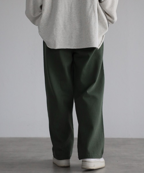 CREARE -LINO-（クレアーレリノ）の「リラックス ワイド ルーズパンツ<ユニセックス>（デニムパンツ・メンズ・アッシュグレー/インディゴブルー/カーキ/ブラック/ライトブルー/ベージュ/チャコールグレー・M/S/L）」の13枚目の写真