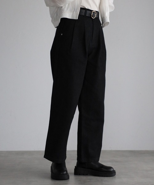 セール】リラックス ワイド ルーズパンツ<ユニセックス>（デニムパンツ