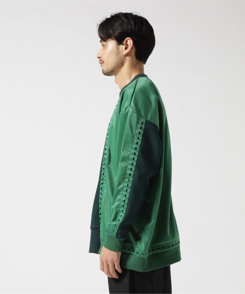 amok（アモク）の「amok /アモク/LASER STITCH SWEAT SHIRTS（Tシャツ/カットソー・メンズ・ブルー/グリーン・M/L）」の5枚目の写真