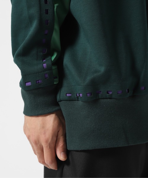 amok（アモク）の「amok /アモク/LASER STITCH SWEAT SHIRTS（Tシャツ/カットソー・メンズ・ブルー/グリーン・M/L）」の10枚目の写真