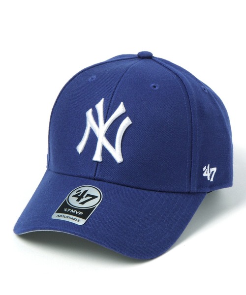 '47(フォーティーセブン)の「【47(フォーティセブン)】別注MVP CAP(キャップ・メンズ・ブルー/ブラック/ブラウン・FREE)」の1枚目の写真