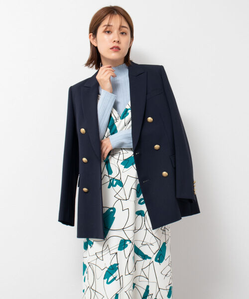 NOLLEY’S Sophi(ノーリーズソフィ)の「アートプリントキャミワンピース(ワンピース・レディース・ホワイト系その他4/ブラック系その他3・38)」の16枚目の写真
