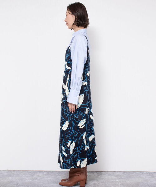 NOLLEY’S Sophi(ノーリーズソフィ)の「アートプリントキャミワンピース(ワンピース・レディース・ホワイト系その他4/ブラック系その他3・38)」の21枚目の写真