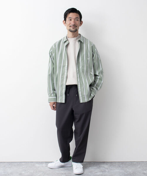 NOLLEY'S goodman（ノーリーズグッドマン）の「ELEMENTARY SHIRT レギュラーシャツ（シャツ/ブラウス・メンズ・グリーン/ネイビー/ベージュ・L/M）」の11枚目の写真