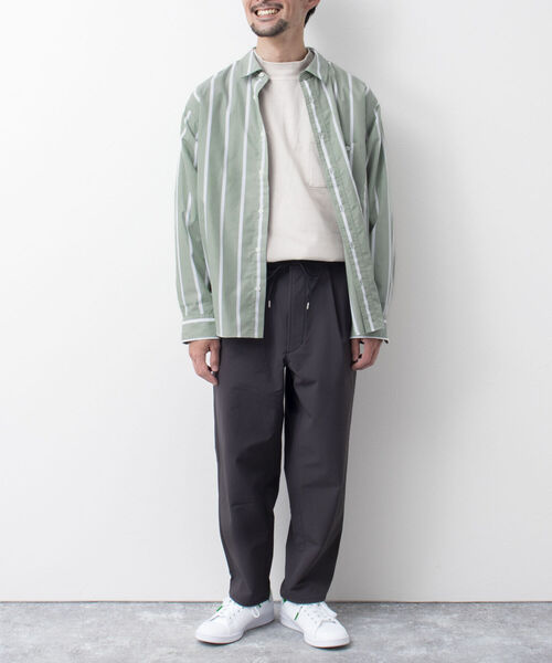 NOLLEY'S goodman（ノーリーズグッドマン）の「ELEMENTARY SHIRT レギュラーシャツ（シャツ/ブラウス・メンズ・グリーン/ネイビー/ベージュ・L/M）」の12枚目の写真