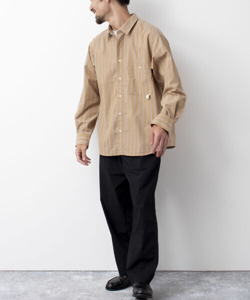 NOLLEY'S goodman（ノーリーズグッドマン）の「ELEMENTARY SHIRT レギュラーシャツ（シャツ/ブラウス・メンズ・グリーン/ネイビー/ベージュ・L/M）」の19枚目の写真