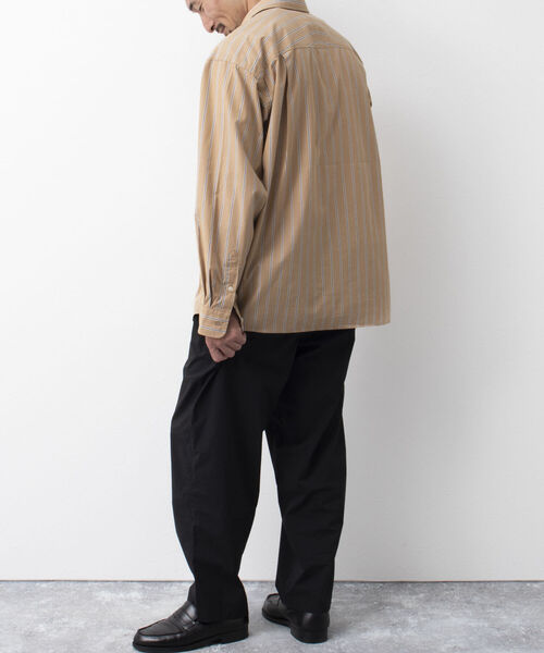 NOLLEY'S goodman（ノーリーズグッドマン）の「ELEMENTARY SHIRT レギュラーシャツ（シャツ/ブラウス・メンズ・グリーン/ネイビー/ベージュ・L/M）」の20枚目の写真