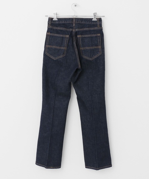 FORK&SPOON（フォークアンドスプーン）の「FORK&SPOON　セミワイドヘムデニムパンツ（デニムパンツ・レディース・ブルー系その他/ワンウォッシュ・1/2）」の9枚目の写真