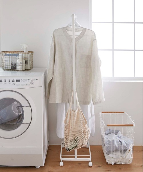 TIMELESS COMFORT（タイムレスコンフォート）の「tosca（トスカ）ランドリーハンガーカート セット　ホワイト（ランドリーグッズ・レディース・ホワイト・ONE SIZE）」の6枚目の写真