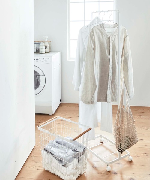 TIMELESS COMFORT（タイムレスコンフォート）の「tosca（トスカ）ランドリーハンガーカート セット　ホワイト（ランドリーグッズ・レディース・ホワイト・ONE SIZE）」の8枚目の写真