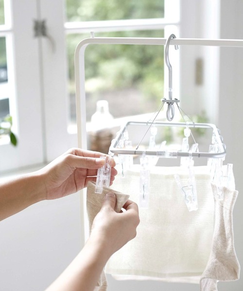 TIMELESS COMFORT（タイムレスコンフォート）の「tosca（トスカ）ランドリーハンガーカート セット　ホワイト（ランドリーグッズ・レディース・ホワイト・ONE SIZE）」の10枚目の写真