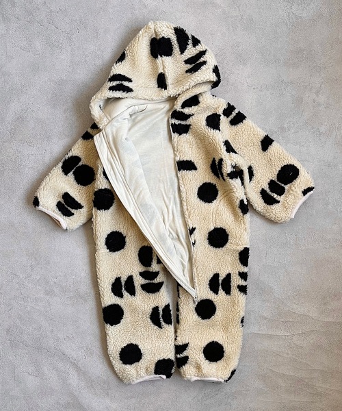 HOGAN RANCH WEAR（ホーガンランチウエア）の「ソウガラジャガードボアジャンプスーツ（baby/FREE）（その他アウター・キッズ・マスタード/レッド/アイボリー・FREE）」の5枚目の写真