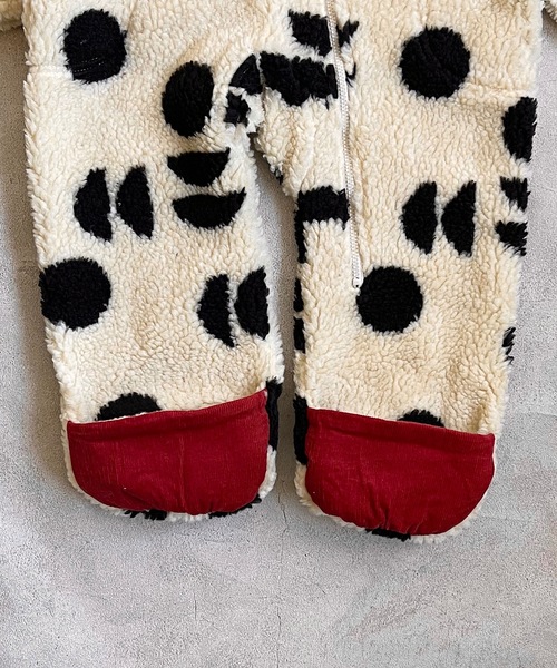 HOGAN RANCH WEAR（ホーガンランチウエア）の「ソウガラジャガードボアジャンプスーツ（baby/FREE）（その他アウター・キッズ・マスタード/レッド/アイボリー・FREE）」の6枚目の写真