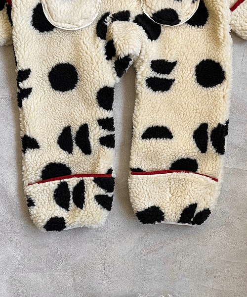 HOGAN RANCH WEAR（ホーガンランチウエア）の「ソウガラジャガードボアジャンプスーツ（baby/FREE）（その他アウター・キッズ・マスタード/レッド/アイボリー・FREE）」の7枚目の写真