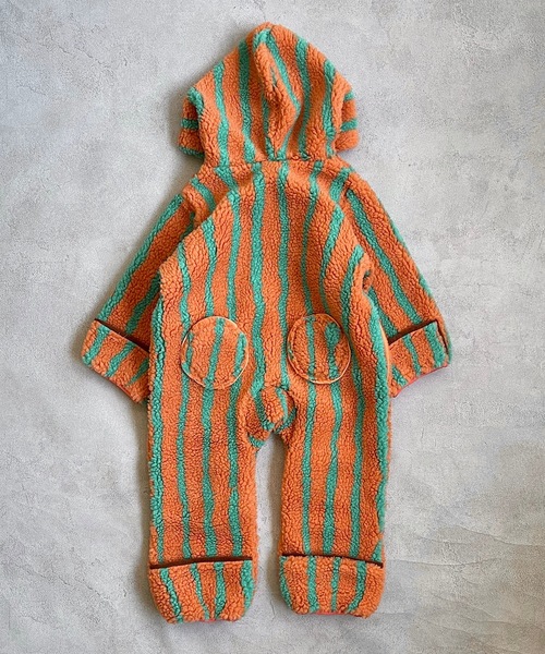 HOGAN RANCH WEAR（ホーガンランチウエア）の「ソウガラジャガードボアジャンプスーツ（baby/FREE）（その他アウター・キッズ・マスタード/レッド/アイボリー・FREE）」の8枚目の写真