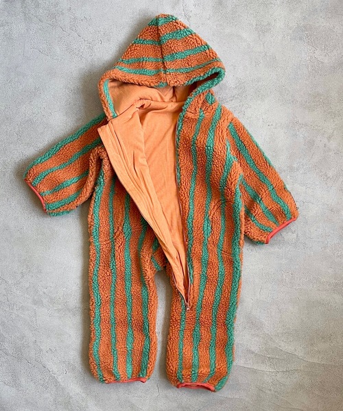 HOGAN RANCH WEAR（ホーガンランチウエア）の「ソウガラジャガードボアジャンプスーツ（baby/FREE）（その他アウター・キッズ・マスタード/レッド/アイボリー・FREE）」の9枚目の写真