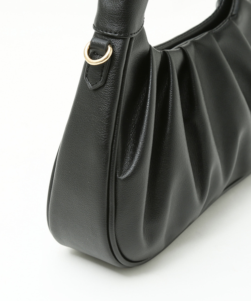 Abahouse Devinette(ドゥヴィネット)の「【Avancer】ちぢみハンドルバッグ(ハンドバッグ・レディース・グリーン/サックスブルー/ブラック・フリー)」の15枚目の写真