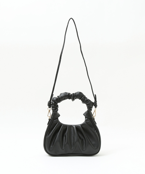 Abahouse Devinette(ドゥヴィネット)の「【Avancer】ちぢみハンドルバッグ(ハンドバッグ・レディース・グリーン/サックスブルー/ブラック・フリー)」の9枚目の写真