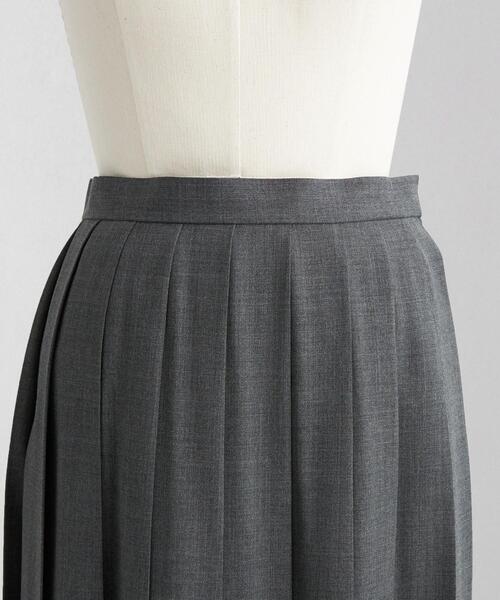 LOEFF（ロエフ）の「＜LOEFF＞W トロピカル フリンジ プリーツスカート（スカート・レディース・グレー/コバルトブルー・1/0）」の5枚目の写真