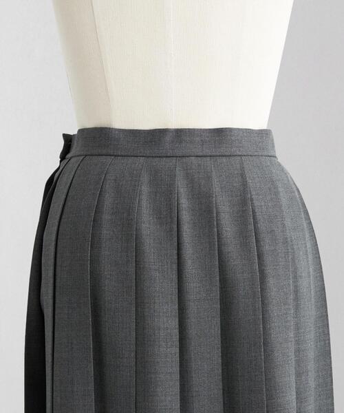 LOEFF（ロエフ）の「＜LOEFF＞W トロピカル フリンジ プリーツスカート（スカート・レディース・グレー/コバルトブルー・1/0）」の10枚目の写真