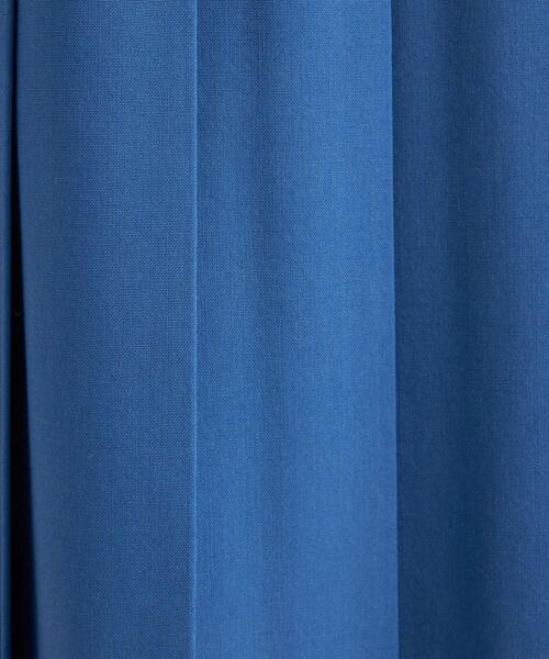 LOEFF（ロエフ）の「＜LOEFF＞W トロピカル フリンジ プリーツスカート（スカート・レディース・グレー/コバルトブルー・1/0）」の3枚目の写真