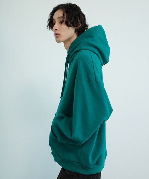 PUBLIC TOKYO（パブリックトウキョウ）の「極 リラックスフードプルオーバー/ユニセックス（パーカー・メンズ・ダークブルー/ブラウン/ブラック/グリーン/ベージュ/ダークグレー・1/3/2）」の11枚目の写真