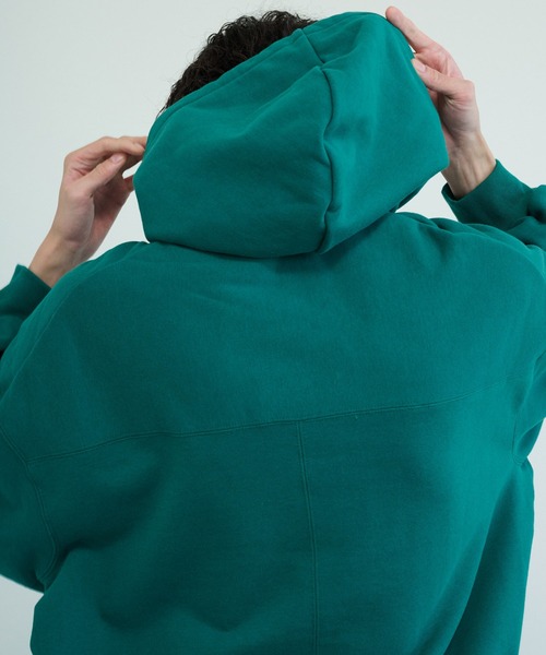 PUBLIC TOKYO（パブリックトウキョウ）の「極 リラックスフードプルオーバー/ユニセックス（パーカー・メンズ・ダークブルー/ブラウン/ブラック/グリーン/ベージュ/ダークグレー・1/3/2）」の17枚目の写真