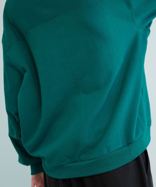 PUBLIC TOKYO（パブリックトウキョウ）の「極 リラックスフードプルオーバー/ユニセックス（パーカー・メンズ・ダークブルー/ブラウン/ブラック/グリーン/ベージュ/ダークグレー・1/3/2）」の18枚目の写真