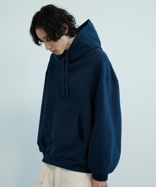 PUBLIC TOKYO（パブリックトウキョウ）の「極 リラックスフードプルオーバー/ユニセックス（パーカー・メンズ・ダークブルー/ブラウン/ブラック/グリーン/ベージュ/ダークグレー・1/3/2）」の21枚目の写真