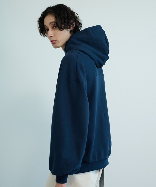 PUBLIC TOKYO（パブリックトウキョウ）の「極 リラックスフードプルオーバー/ユニセックス（パーカー・メンズ・ダークブルー/ブラウン/ブラック/グリーン/ベージュ/ダークグレー・1/3/2）」の22枚目の写真