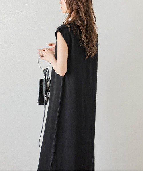 極美品✨ルネ フード付きワンピース フロントジップ カメリア フリル 黒 38L フロントジップワンピース黒 | SHARA