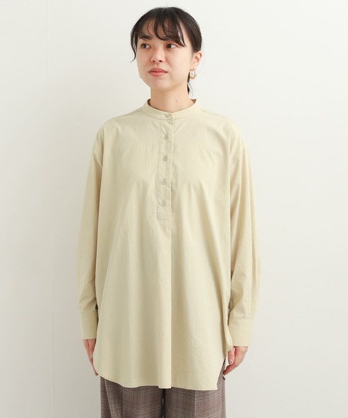 「URBAN RESEARCH DOORS」 長袖シャツ MEDIUM ライトベージュ レディース URBAN RESEARCH DOORS 「URBAN DOORS」 長袖ブラウス MEDIUM