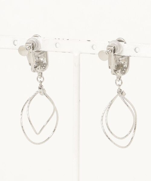 COMMON WARE(コモンウェアー)の「FT:ウルトラフィット 痛くない イヤリング 2連フープ(イヤリング・レディース・シルバー/ゴールド・FREE)」の3枚目の写真