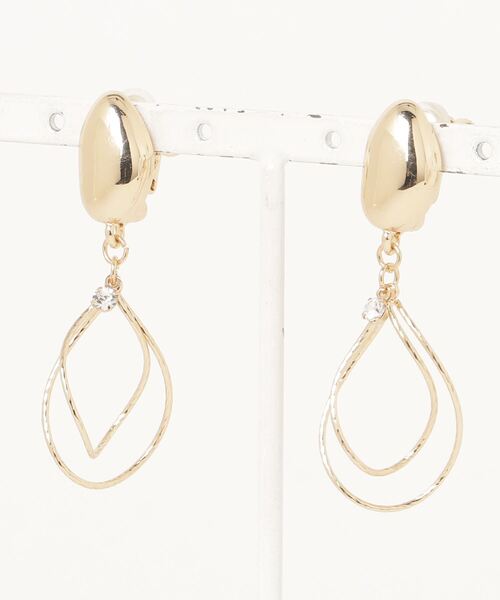 COMMON WARE(コモンウェアー)の「FT:ウルトラフィット 痛くない イヤリング 2連フープ(イヤリング・レディース・シルバー/ゴールド・FREE)」の5枚目の写真