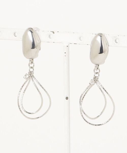 COMMON WARE(コモンウェアー)の「FT:ウルトラフィット 痛くない イヤリング 2連フープ(イヤリング・レディース・シルバー/ゴールド・FREE)」の7枚目の写真