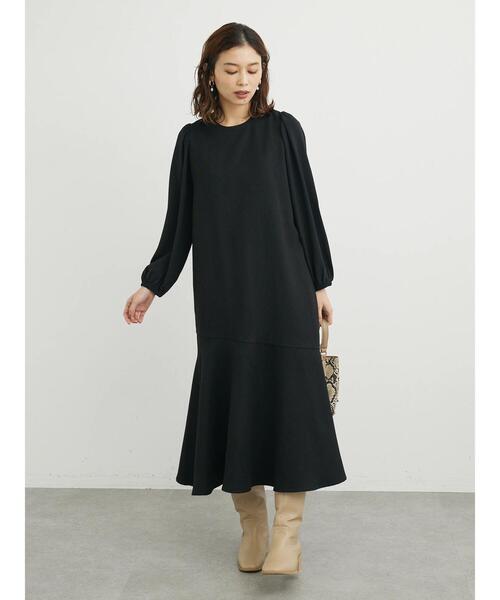 ELENCARE DUE（エレンカーレデュエ）の「・ELENCARE DUE マーメイドキリカエワンピース＊（ワンピース・レディース・ブラウン/ブラック/グレイッシュベージュ・FREE）」の6枚目の写真