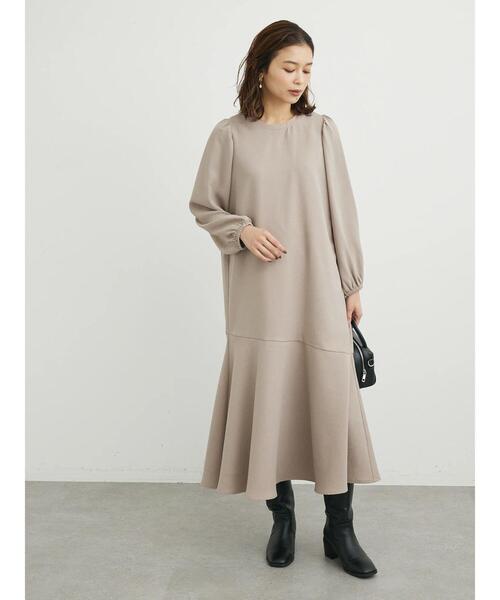 ELENCARE DUE（エレンカーレデュエ）の「・ELENCARE DUE マーメイドキリカエワンピース＊（ワンピース・レディース・ブラウン/ブラック/グレイッシュベージュ・FREE）」の7枚目の写真