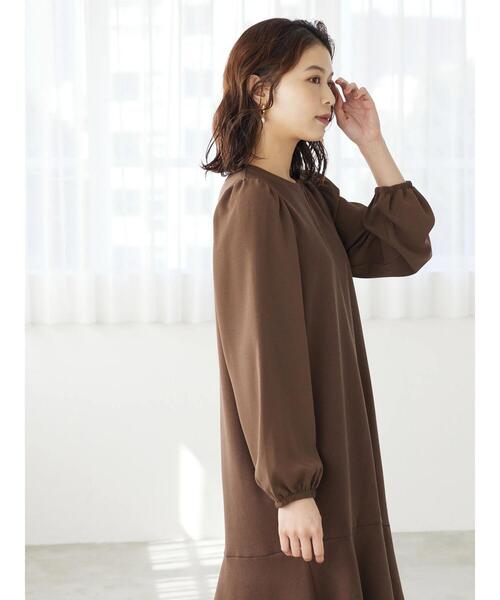 ELENCARE DUE（エレンカーレデュエ）の「・ELENCARE DUE マーメイドキリカエワンピース＊（ワンピース・レディース・ブラウン/ブラック/グレイッシュベージュ・FREE）」の13枚目の写真