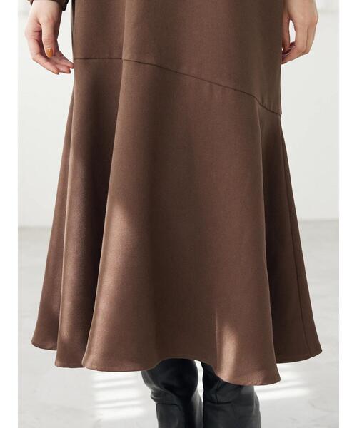 ELENCARE DUE（エレンカーレデュエ）の「・ELENCARE DUE マーメイドキリカエワンピース＊（ワンピース・レディース・ブラウン/ブラック/グレイッシュベージュ・FREE）」の18枚目の写真