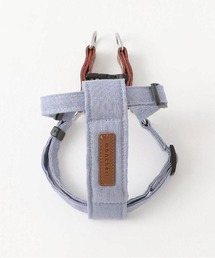 moncheri（モンシェリ）の「レザー×リネンハーネス（リード/ハーネス/首輪）」