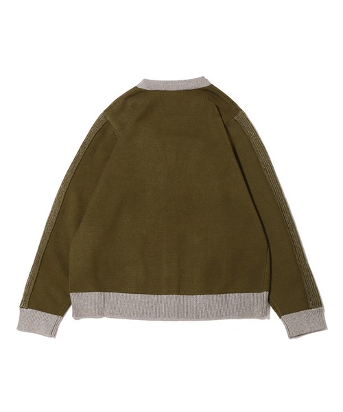 UGG（アグ）の「UGG@mos サイド ストライプ ニット カーディガン / アグ サイド ストライプ ニット カーディガン（カーディガン/ボレロ・レディース・ベージュ/カーキ・M/L）」の10枚目の写真